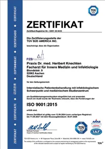 TÜV Zertifikat